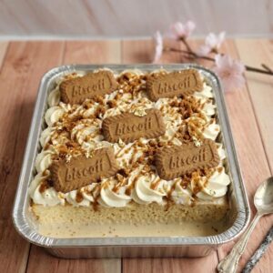 Half Tray Biscoff Tres Leches Cake